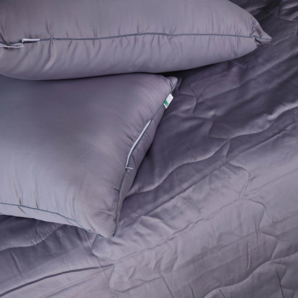 Фото - Одеяло детское лето MirSon №3007 110х140 Line Satin Premium 0251 SkyLine Silk + 2 наволочки 50х70 (2200010984316)